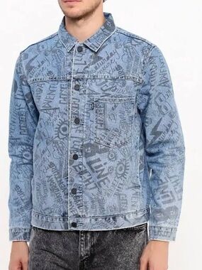 Levi's Line 8 | Blue Graphic Denim Jacket